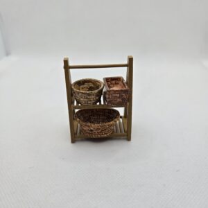 Set "étagère avec 3 paniers"