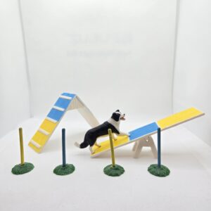 Border Collie et parcours d'agilité 41803 - Schleich
