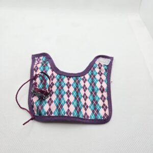 Ensemble couverture & licol à carreaux violet 42360 - Schleich