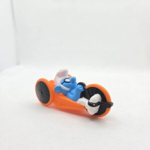 Schtroumpf à lunettes cycliste paralympique Schleich - exclusif McDonald's