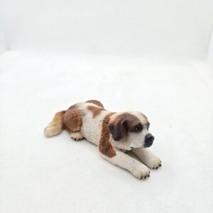 Chien Saint-Bernard couché 16380 - Schleich