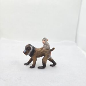 Mandrill femelle et son bébé 14716 - Schleich