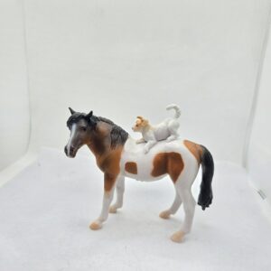 Jument Skewbald avec Jack Russel Terrier 88891 - CollectA