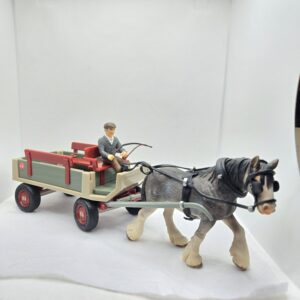 Calèche avec jument Clydesdale 40190 - Schleich